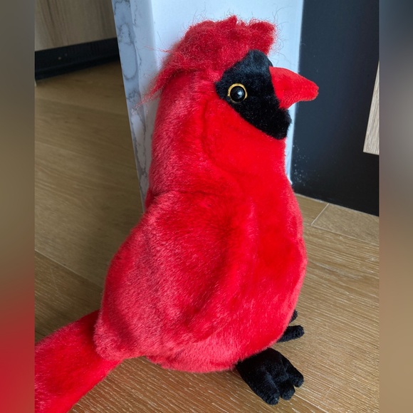 Ty The Beanie Buddies collection Red Cardinal plush toy 2001 - Picture 1 of 8